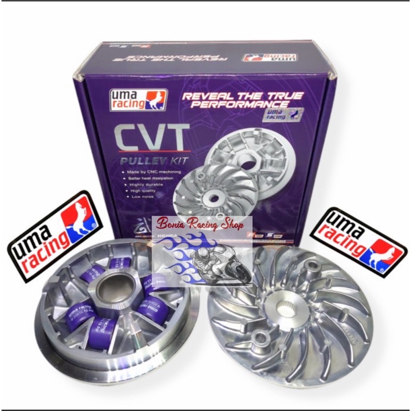 Jual Pulley Kit CVT Rumah Roller Set Uma Racing Vario 125 Vario 150 PCX ...
