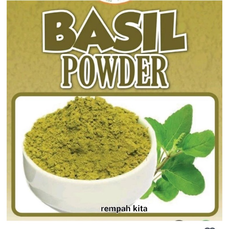 Jual Basil Leaf Powder Pure Daun Basil Bubuk Shopee Indonesia