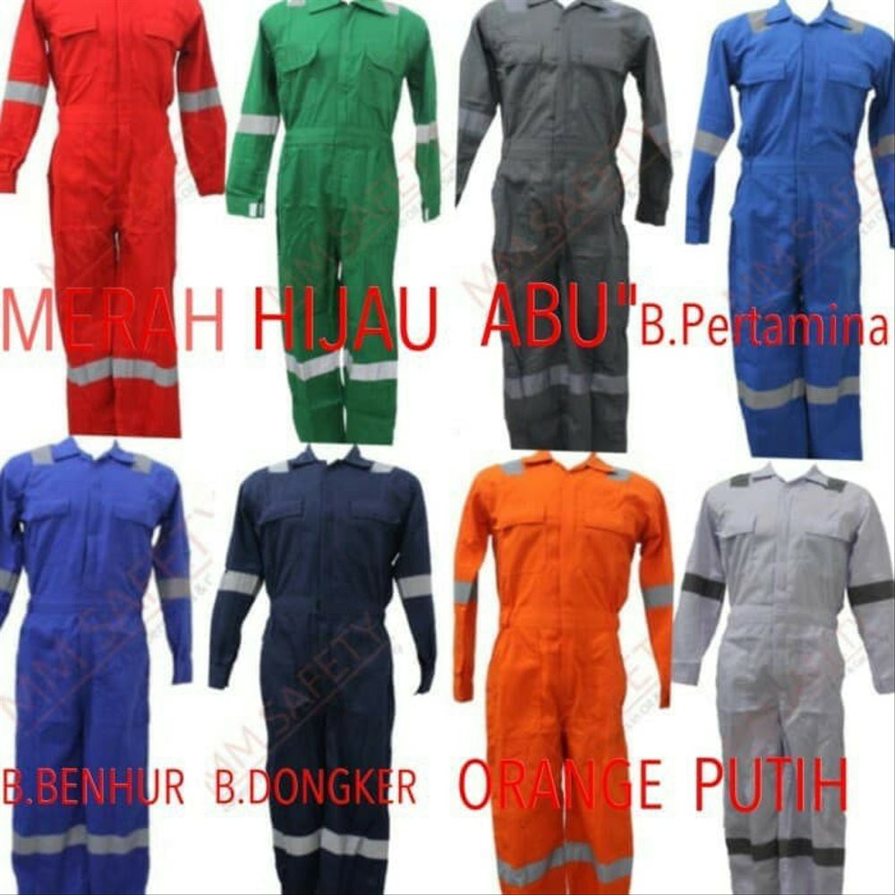 Jual Baju Kerja Terusan Wearpack Coverall Kerja Safety Shopee Indonesia