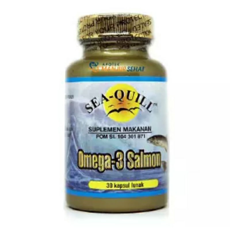 Jual SeaQuill Omega 3 Salmon 30 Kapsul Shopee Indonesia