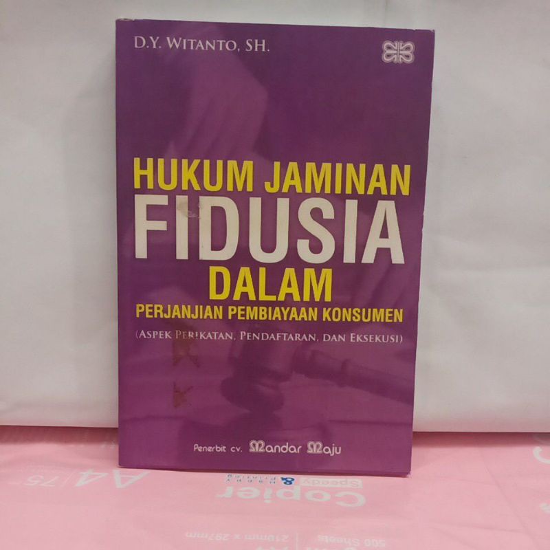 Jual Hukum Jaminan Fidusia | Shopee Indonesia