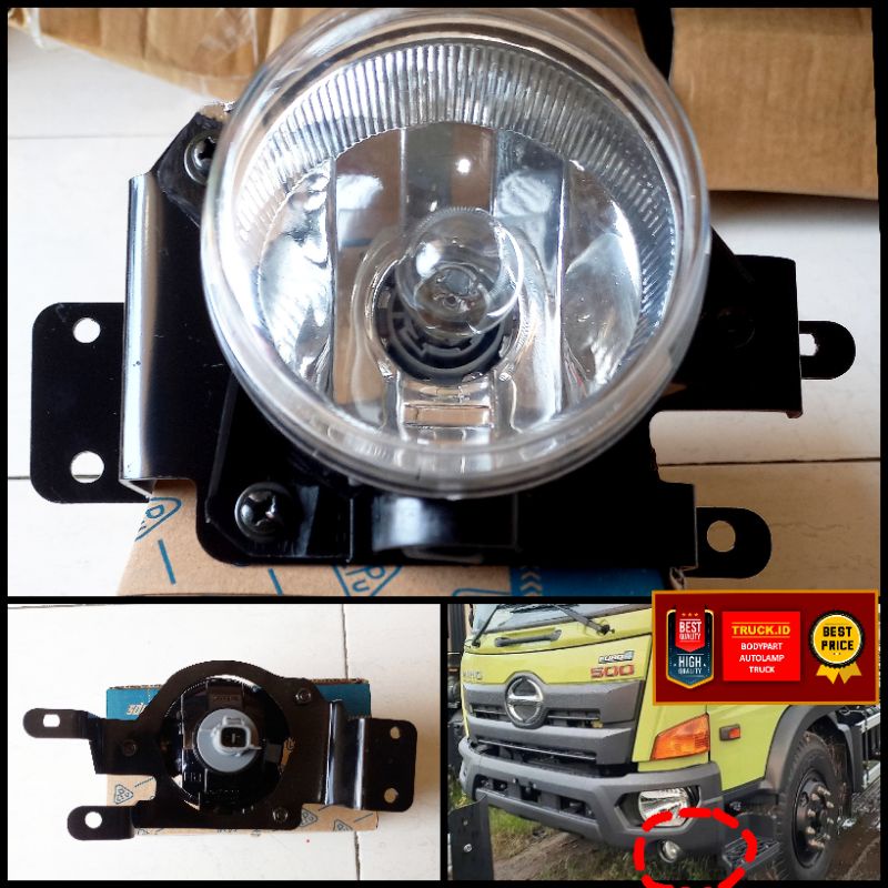 Jual Foglamp Lampu Kabut Bemper Fog Lamp Hino 500 New Rh Atau Lh Merek