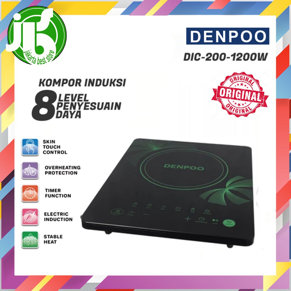 Jual Kompor Listrik Induksi Touch Screen Denpoo Low Watt Dic