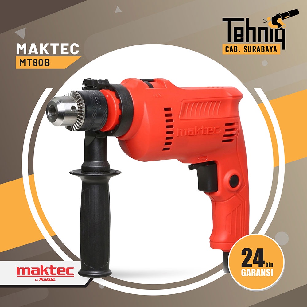 Jual Mesin Bor Beton Listrik Maktec MT80B 13mm Impact Drill | Shopee ...