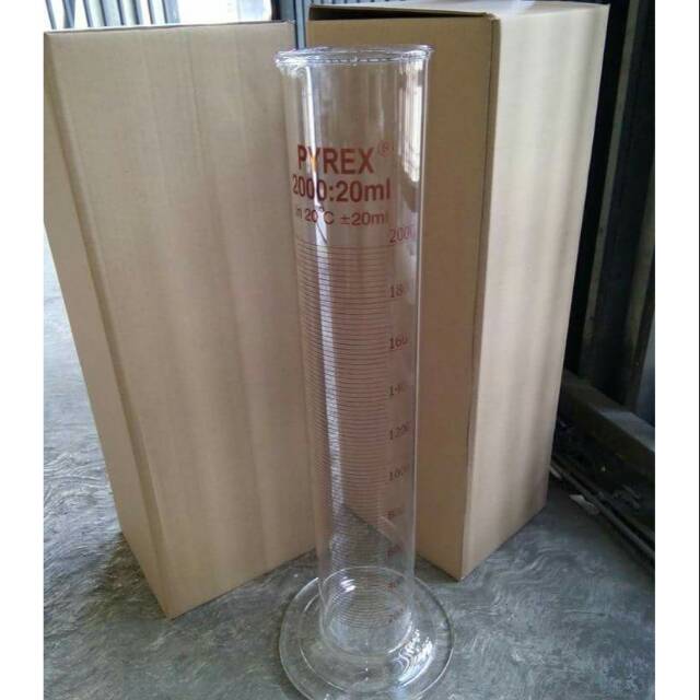 Jual Gelas ukur 2000ml pyrex / measuring cylinder 2000ml | Shopee Indonesia