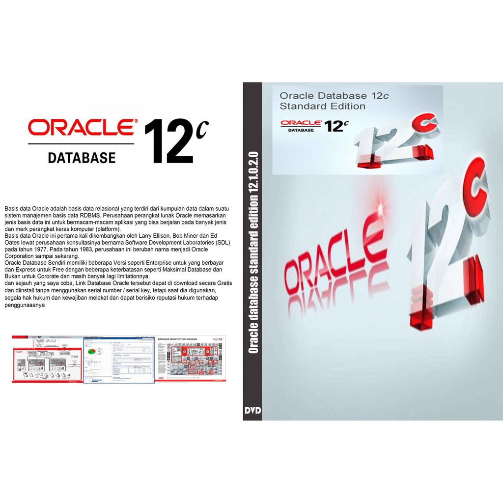 Jual oracle database standard edition 12 shopee indonesia