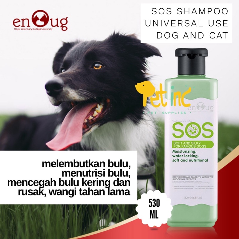 Jual SOS shampoo for damage hair and easy bad odor dogs 530ml Shopee Indonesia