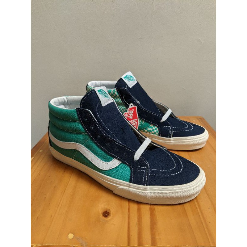 Vans sk8 mid reissue on sale blue