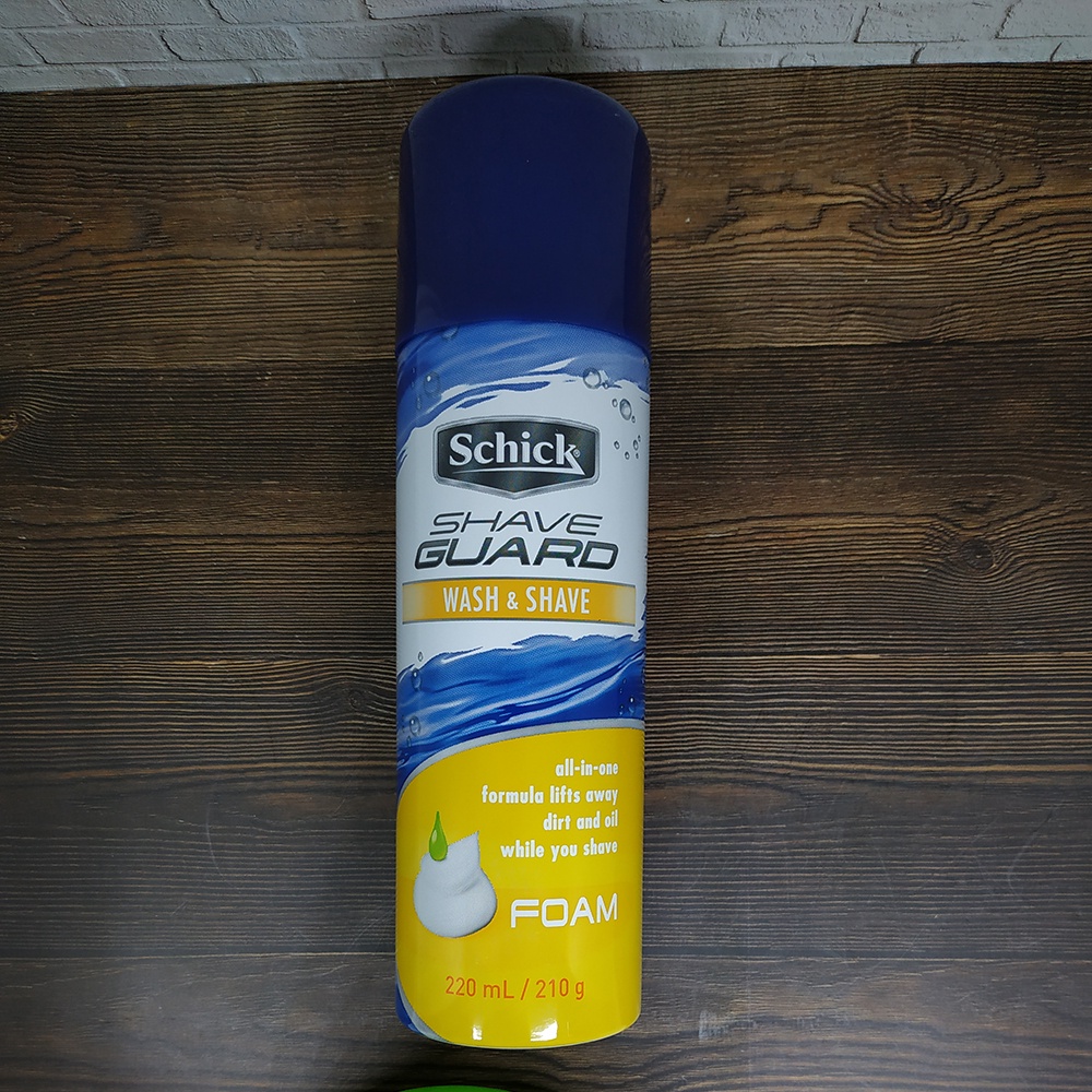 Jual Schick Shave Guard Foam Wash and Shave 220 ml Shopee Indonesia