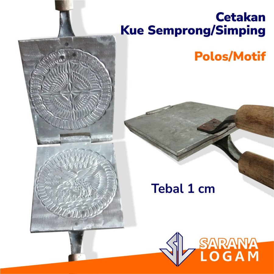 Jual Cetakan Kue Semprong / Simping 4 Motif - Polos | Shopee Indonesia