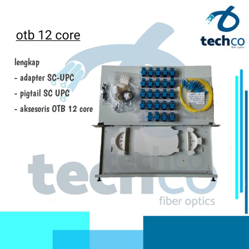 Jual OPTICAL TERMINATION BOX 12 CORE MODEL RXS + ADAPTER PIGTAIL SC UPC ...