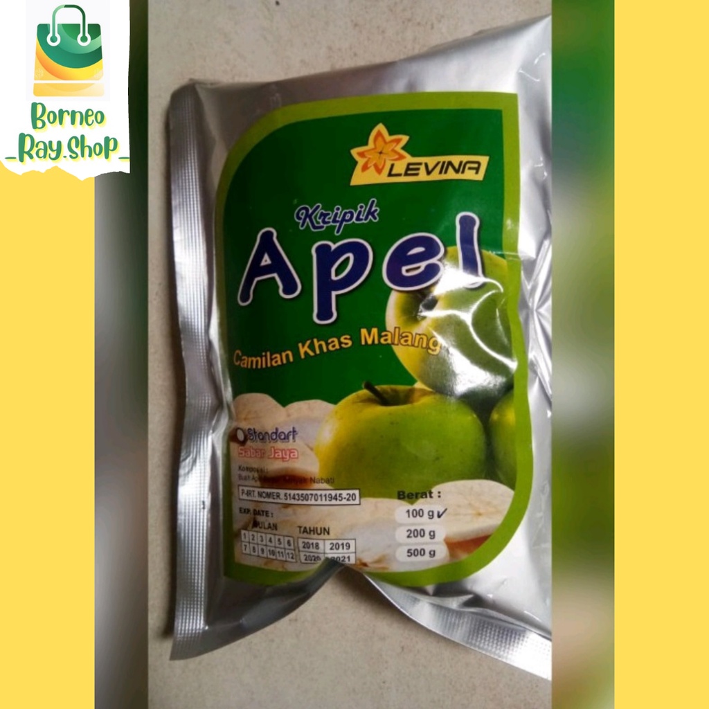 Jual Keripik Apel Asli Malang Standart 100g Keripik Buah Asli Malang