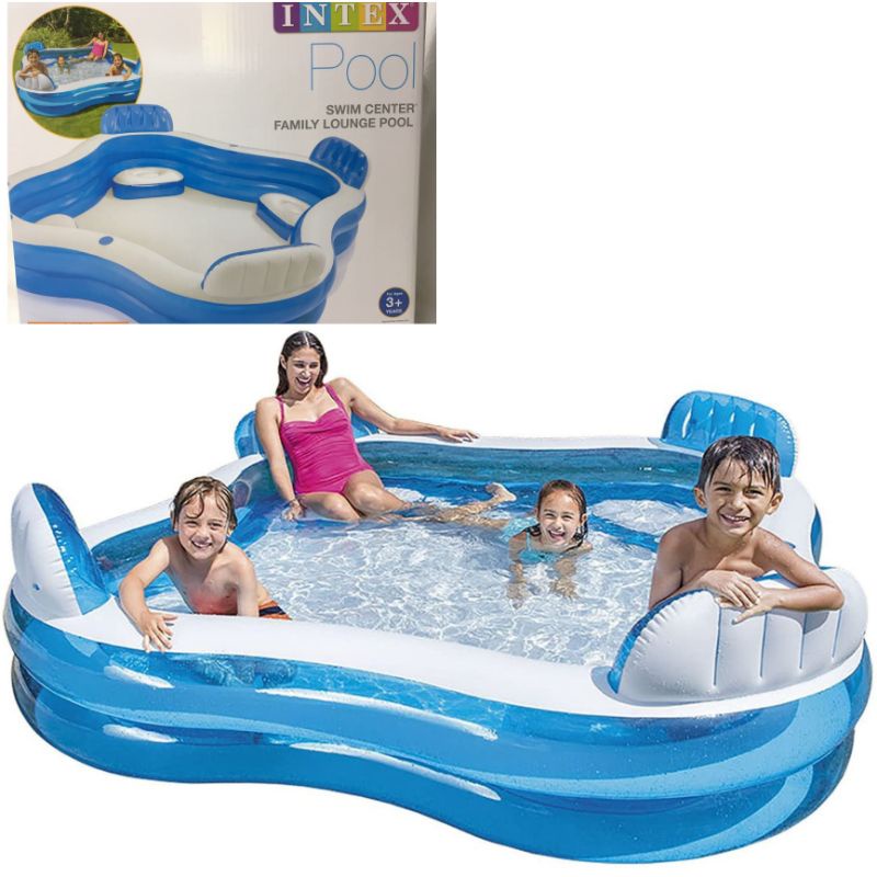 Intex Family Lounge Pool kinderzwembad 229 x 229 x 66 cm