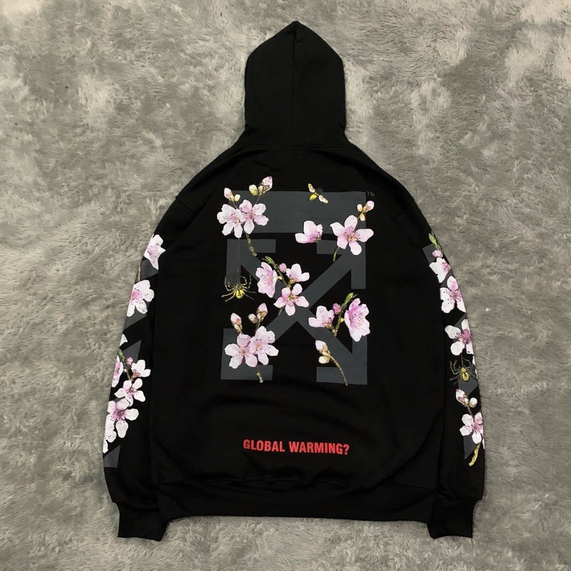 Off white store hoodie blossom