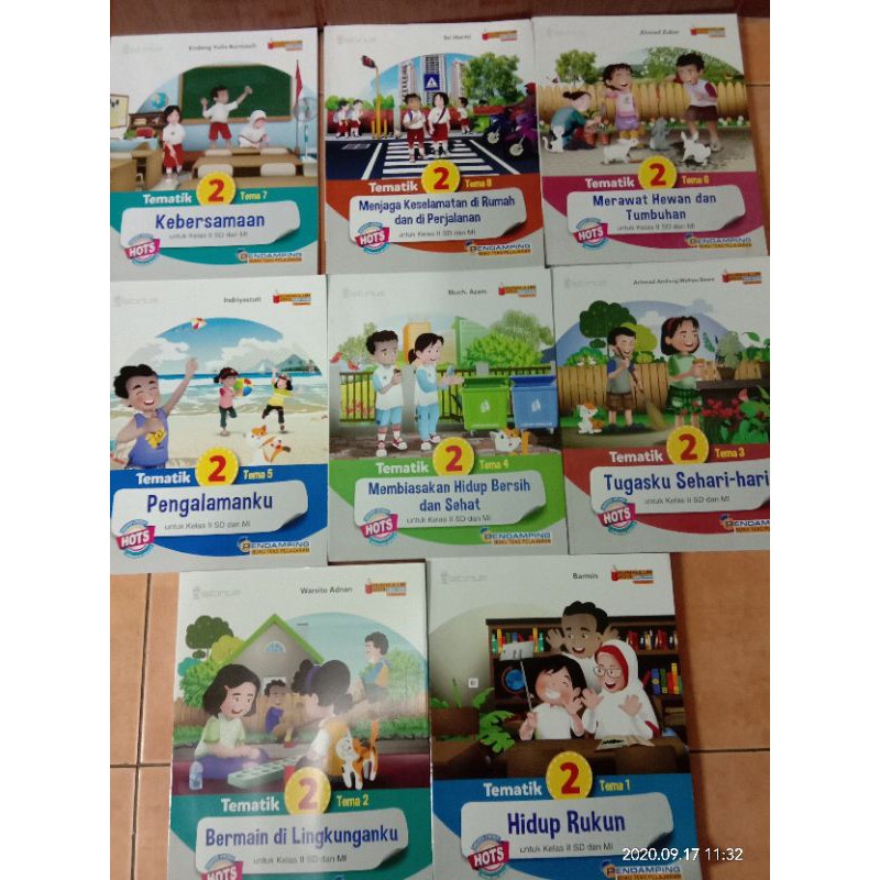 Jual Buku Paket Tematik SD kelas 2 Tema 12345678 Platinum | Shopee ...