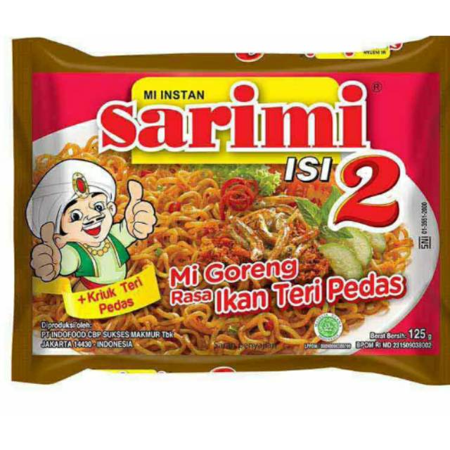 Jual Sarimi Mie Goreng Ikan Teri Pedas Isi Shopee Indonesia