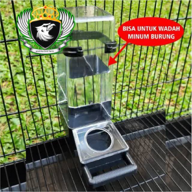 Jual Dispenser Tabung Botol Galon Plastik Mika Jumbo Untuk Wadah Pakan