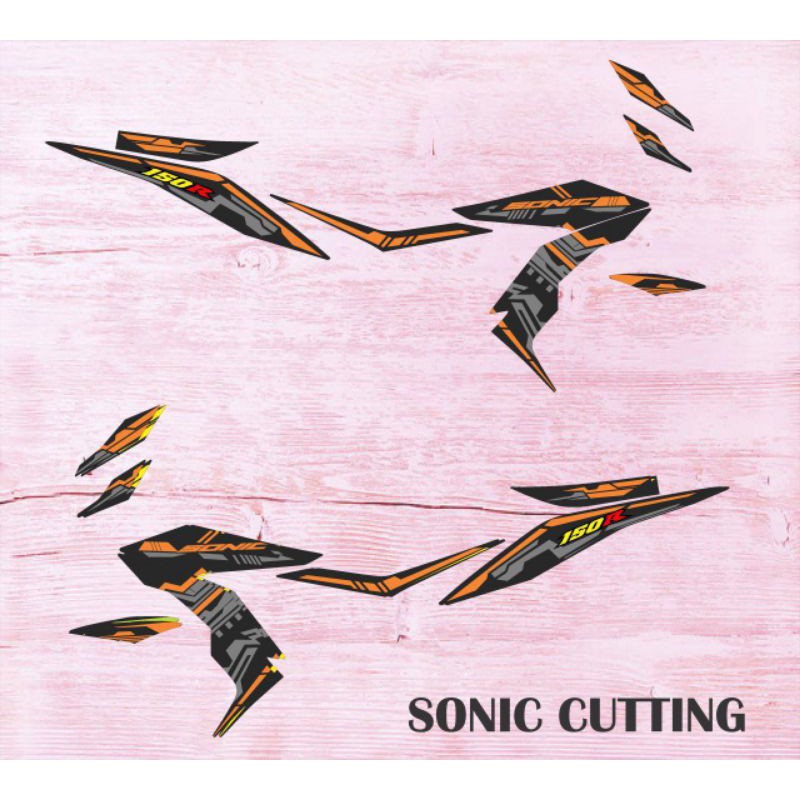 Jual STIKER STRIPING VARIASI DAN LAMINASI HONDA SONIK CUTTING | Shopee