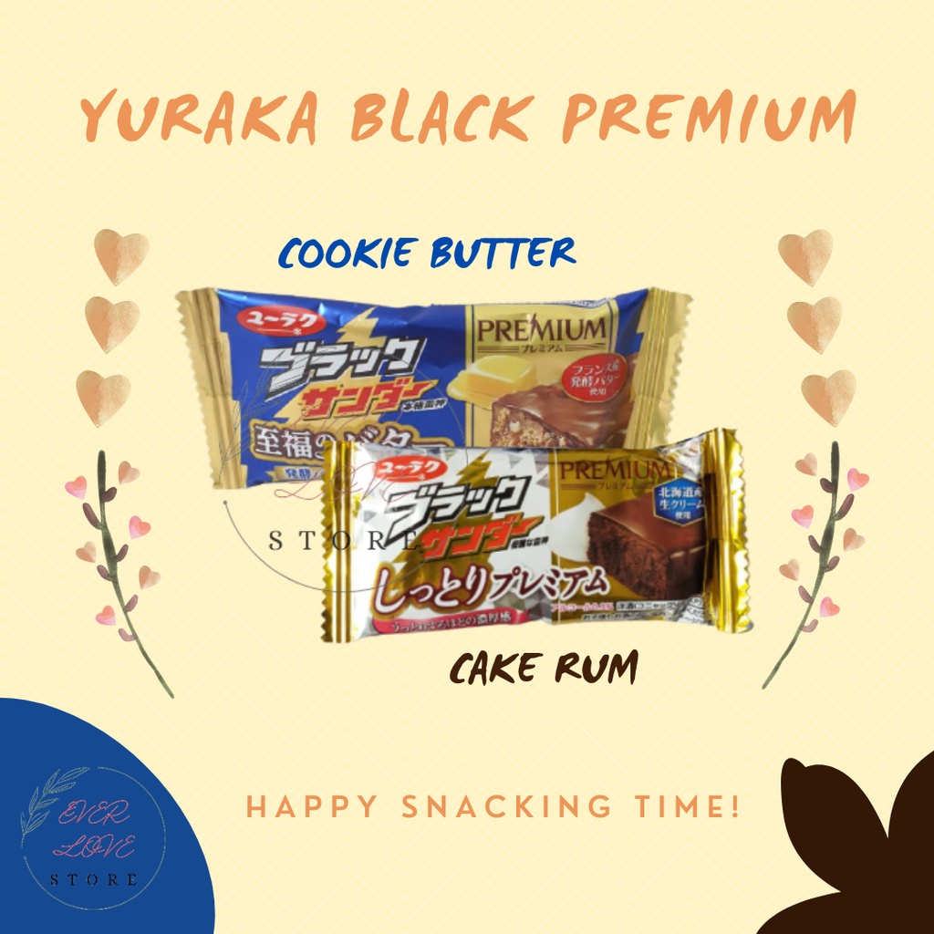 Jual Yuraka Black Premium / Biskuit / Coklat / Jepang / Coklat Premium ...