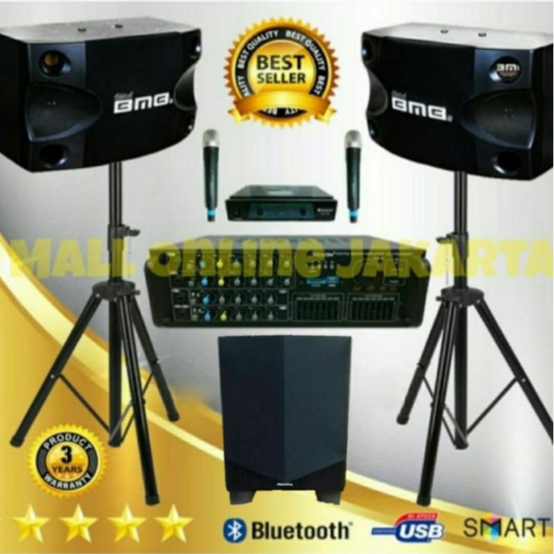 Jual Paket Karaoke Bmb 12 Inch Subwoofer 12 Inch Ori Bluetooth Sound