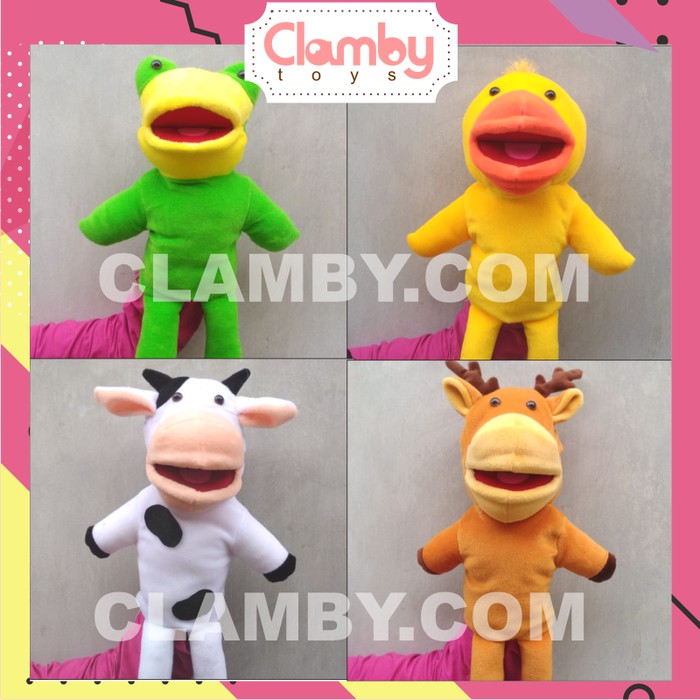 Jual Boneka Mainan Tangan Puppet Aneka Hewan/Binatang|Animals Hand ...