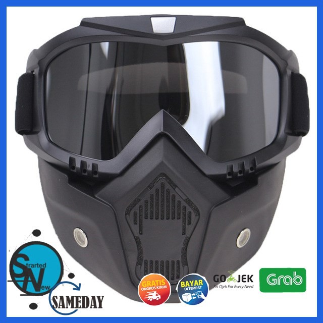 Jual Kacamata Goggles Mask Motor Retro Anti Glare Windproof | Shopee ...