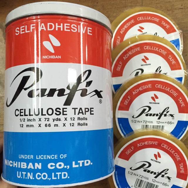 Jual Panfix Cellulose Tape 1/2