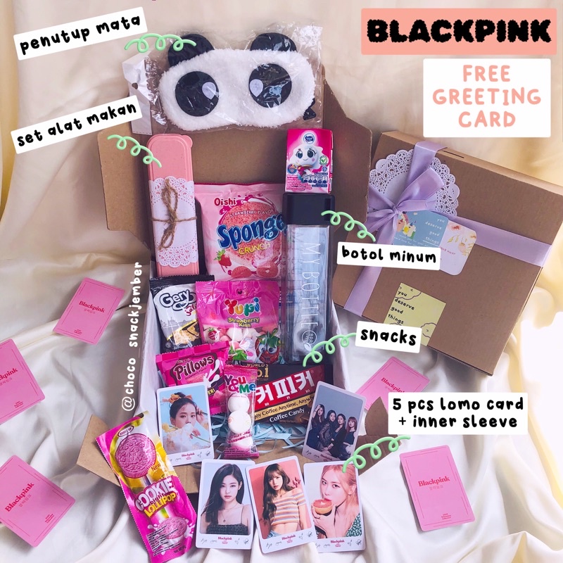 Jual Gift Box Kpop Blackpink Exo Bts Nct Dream Nct Hampers Hadiah Ulang Tahun Hadiah