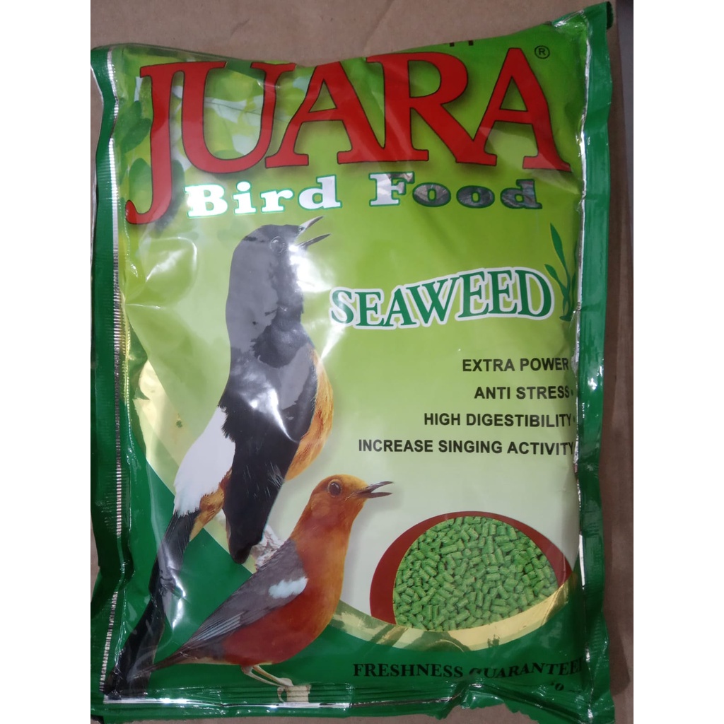 Jual Juara Japfa Seaweed Rumput Laut Pelet Pakan Makanan Burung Murai ...