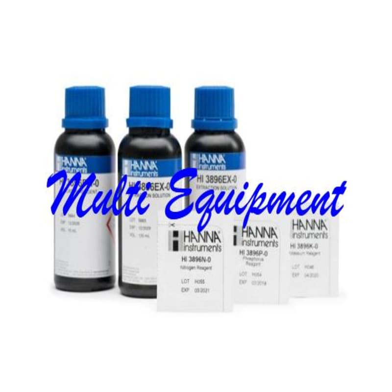 Jual HI3896025 NPK Soil Chemical Test Kit Replacement Reagents Hanna