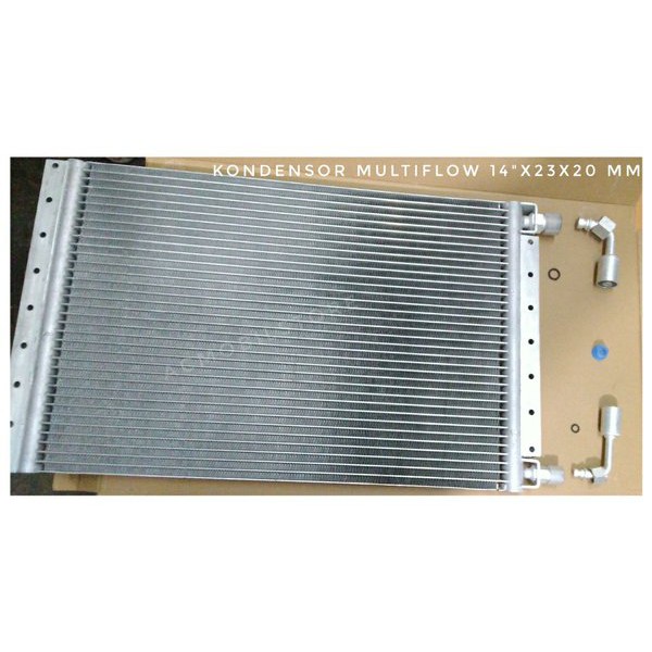 Jual kondensor ac mobil 14 inch x 23 inchi x20mm multiflow universal ...