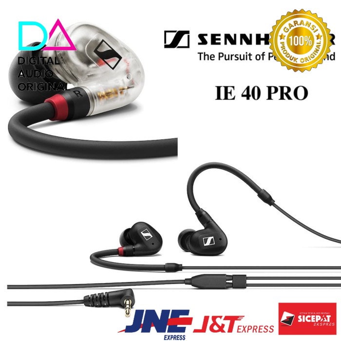 Jual Real Hifi Original Sennheiser IE 40 PRO Highly Recommended No Box /  HEADSET SENNHEISER IE 40 - Hitam | Shopee Indonesia