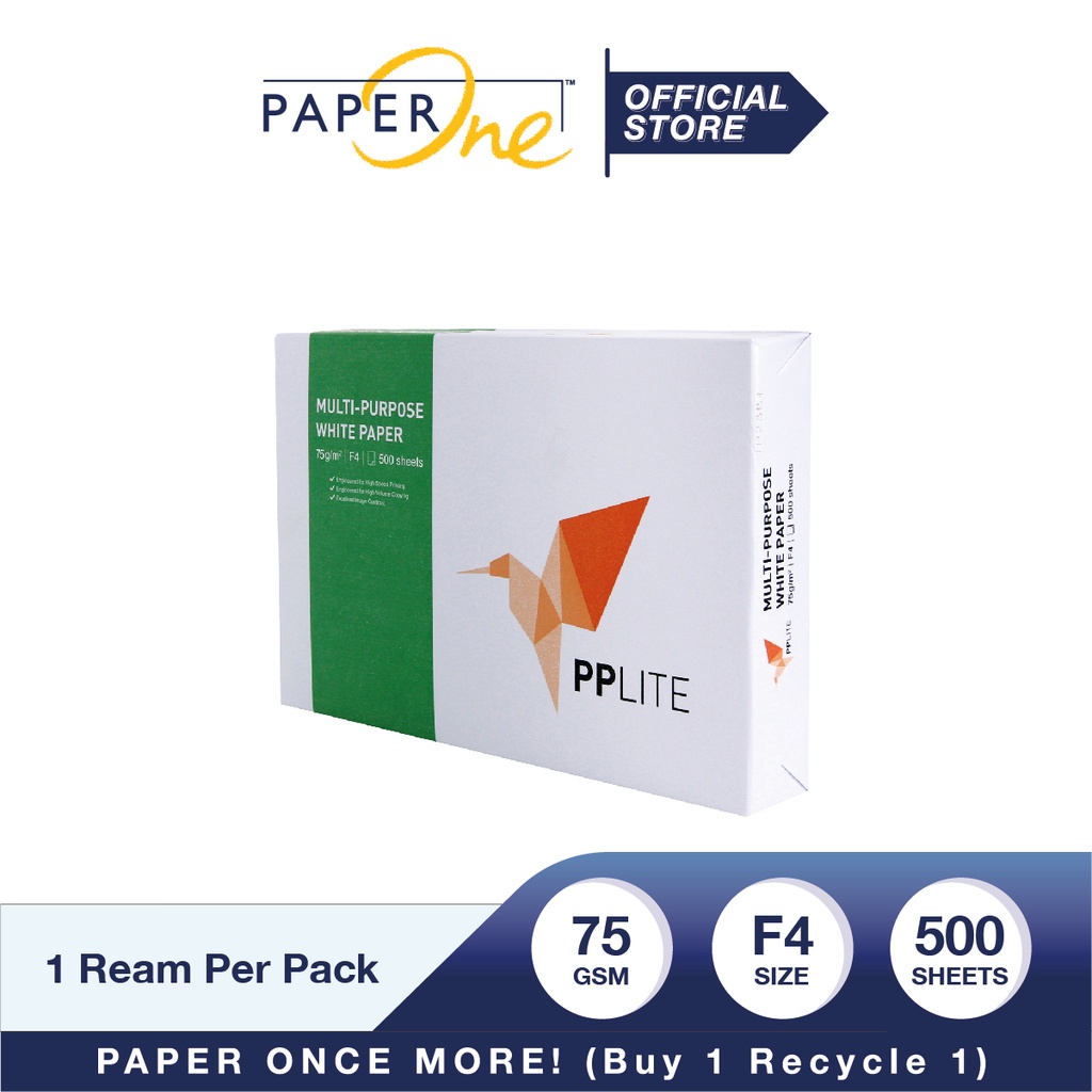 PP Lite Kertas F4 75gr Copier 1 Rim (500 lembar) Kertas HVS F4 Kertas Fotocopy (3)