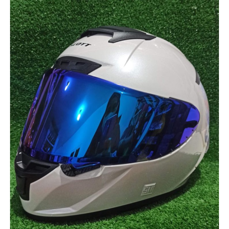 Jual HELM SCOTT FULLFACE RX7 PUTIH SOLID | Shopee Indonesia