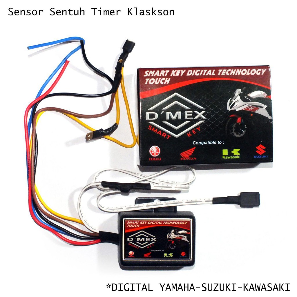 Jual Dmex Sensor Sentuh UNIVERSAL Pengaman Motor Dengan Alarm | Shopee ...
