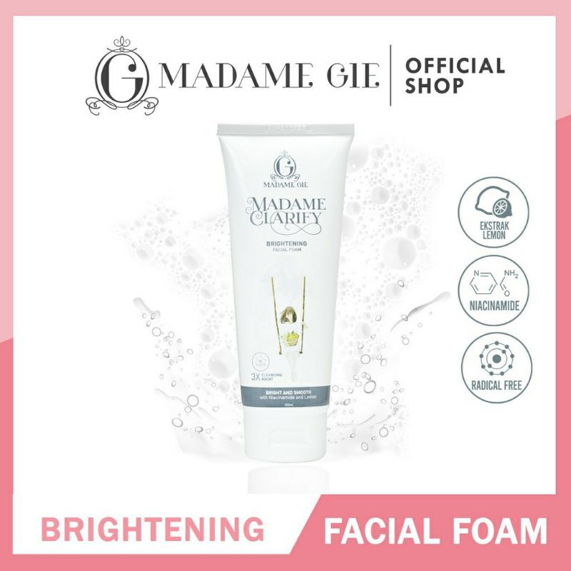 Jual Madame Gie Skincare Clarify Toner Facial Foam Face Mist
