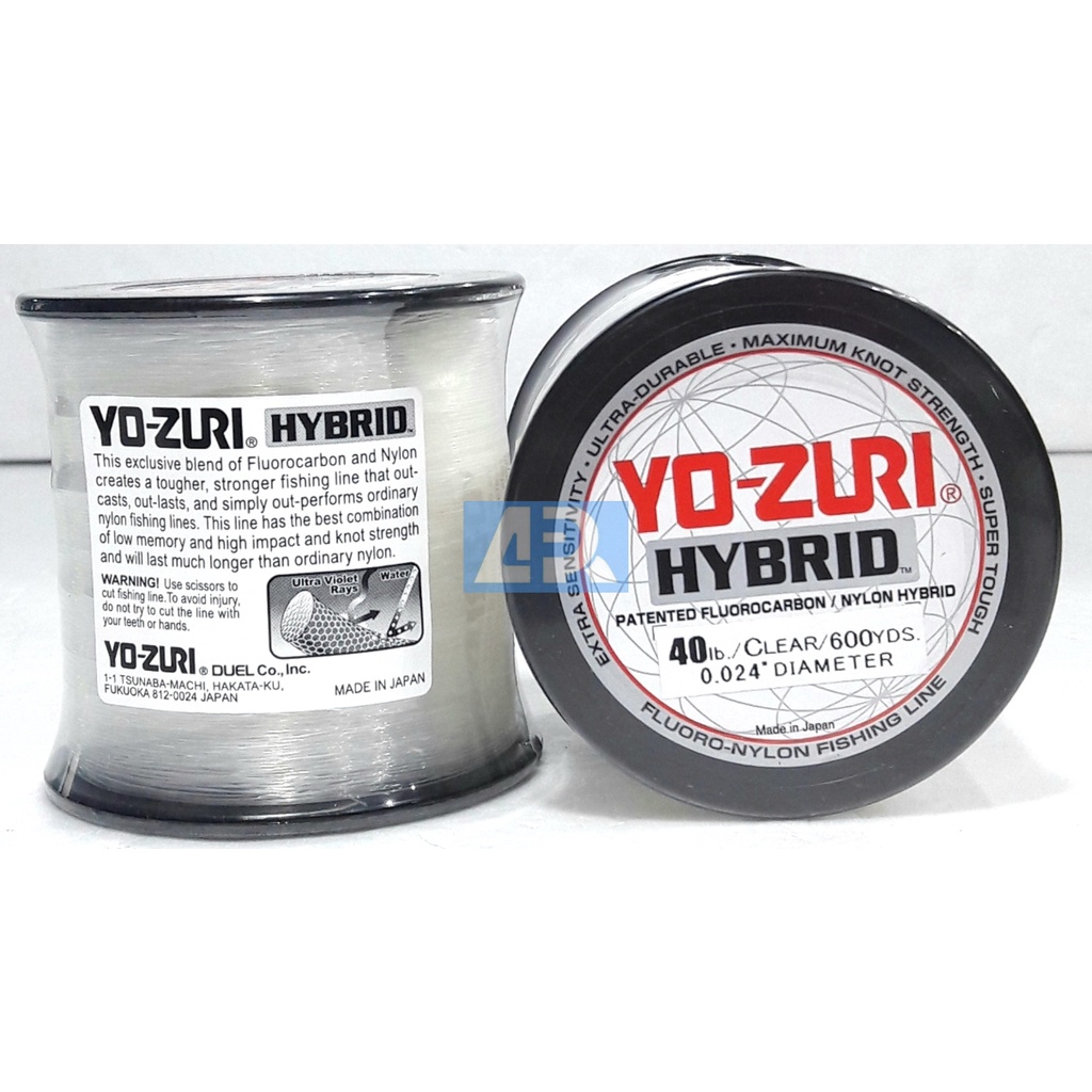 Promo Baru Senar Yo-Zuri Hybrid 600Yds Terbaru - 12lb Smoke Diskon