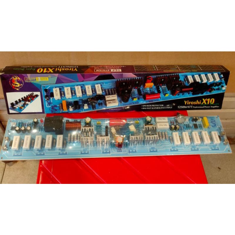 Jual Kit Power Amplifier YIROSHI X10 min TR 1250w Mono | Shopee Indonesia