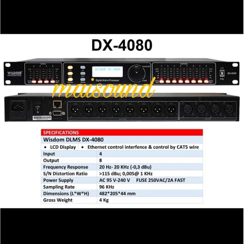 Jual SPEAKER MANAGEMENT WISDOM DX4080 DLMS WISDOM DX 4080 ORIGINAL ...