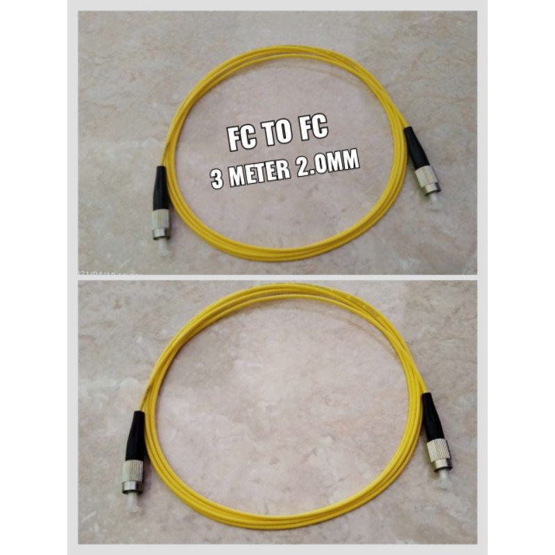Jual Pathcore patchcord Fc Fc simplex fiber optic | Shopee Indonesia