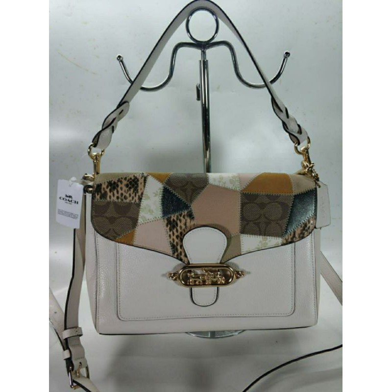 Coach jade best sale messenger with patchwork