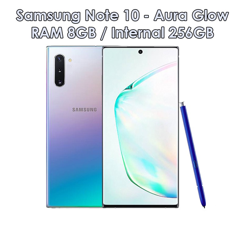 Jual Samsung Galaxy Note 10 N970F 256GB - Black / Glow - Baru NEW ...