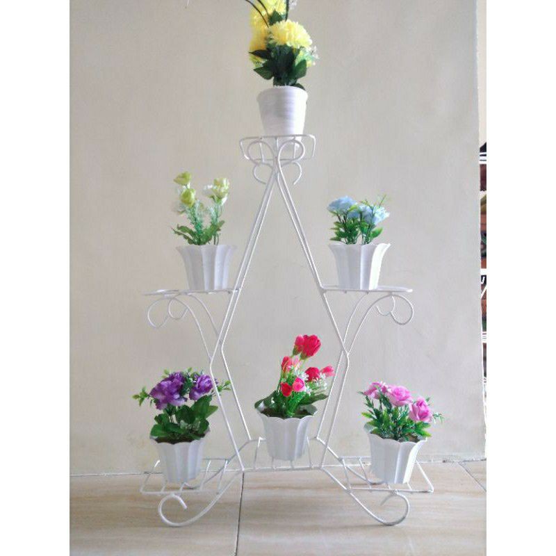 Jual Rak bunga besi / stand tanaman | Shopee Indonesia