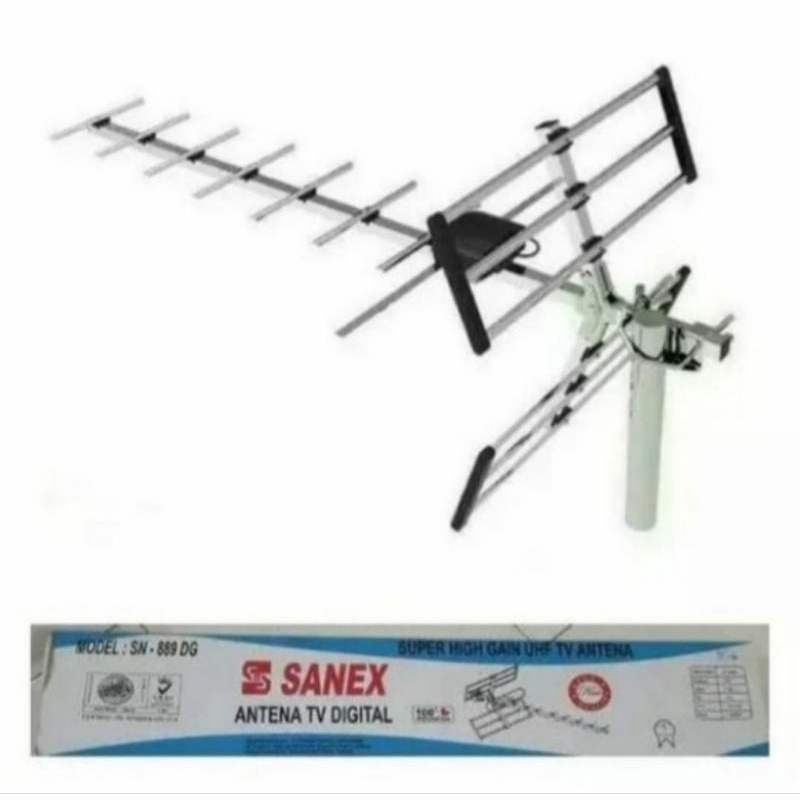 Jual Antena TV Digital Sanex Terbaru NEW! tipe SN 889 DG Support TV ...
