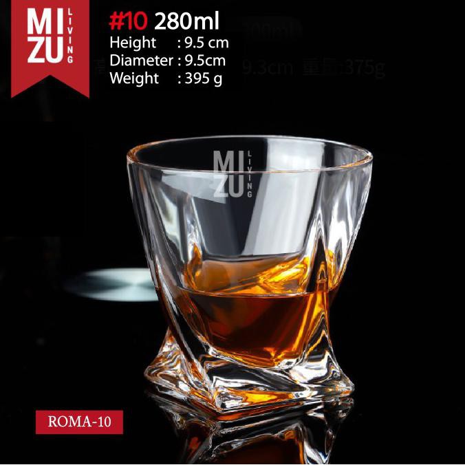 Jual Roma Whiskey Glass Gelas Kaca Whisky On The Rocks Gelas Air Minum Roma 10 Special Kode 6520