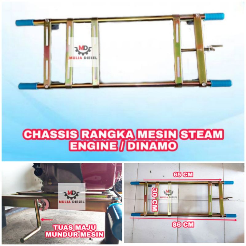 Jual Dudukan Rangka Chassis Sasis Frame Mesin Cuci Steam Power Sprayer Hotwind Sanchin SC22 SC30