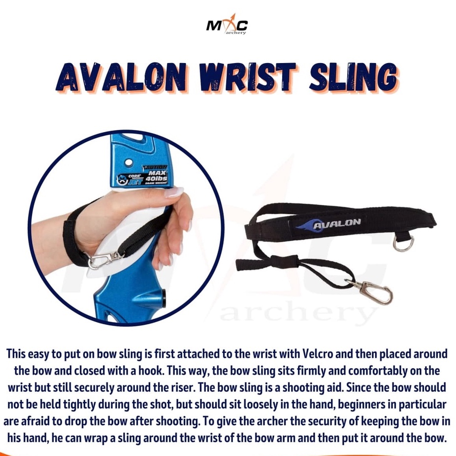 Jual wrist sling busur recurve Avalon aksesoris busur panahan panah Shopee Indonesia