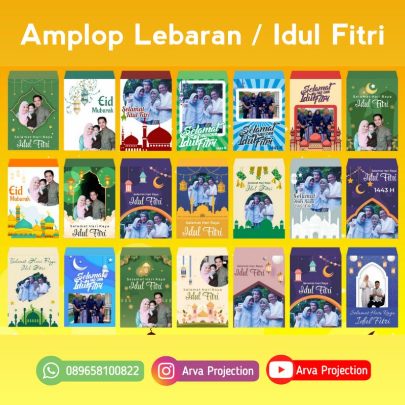 Jual Amplop Lebaran Idul Fitri Mini Amplop Custom Amplop Viral