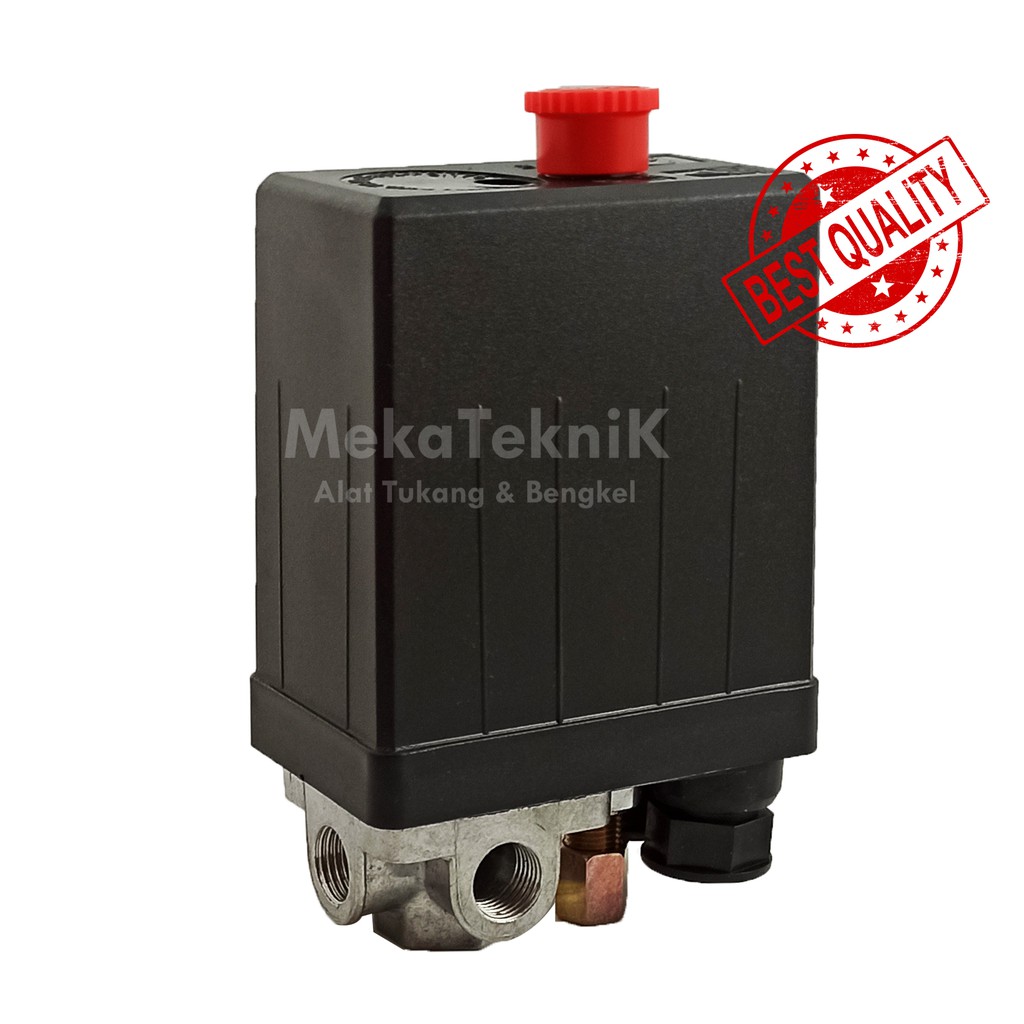 Jual OTOMATIS KOMPRESOR 4 LUBANG ORANGE / PRESSURE SWITCH 4 WAY / SWITCH SAKELAR OTOMATIS