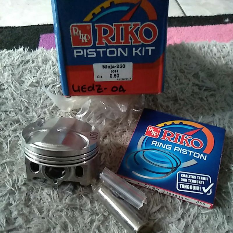 Jual PISTON KIT SEHER SET RING KAWASAKI NINJA 250 KARBU/FI INJEKSI 62,5 ...